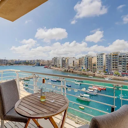 Exquisite Seafront Apart In Spinola Bay St Julians St. Julian's Zewnętrze zdjęcie