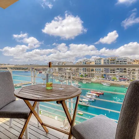 Exquisite Seafront Apart In Spinola Bay St Julians St. Julian's Zewnętrze zdjęcie